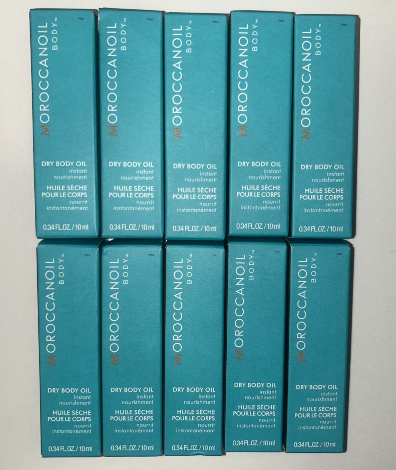 moroccanoil dry body oil ( 10 Pieces) 0.34 FL.OZ. /10 ml