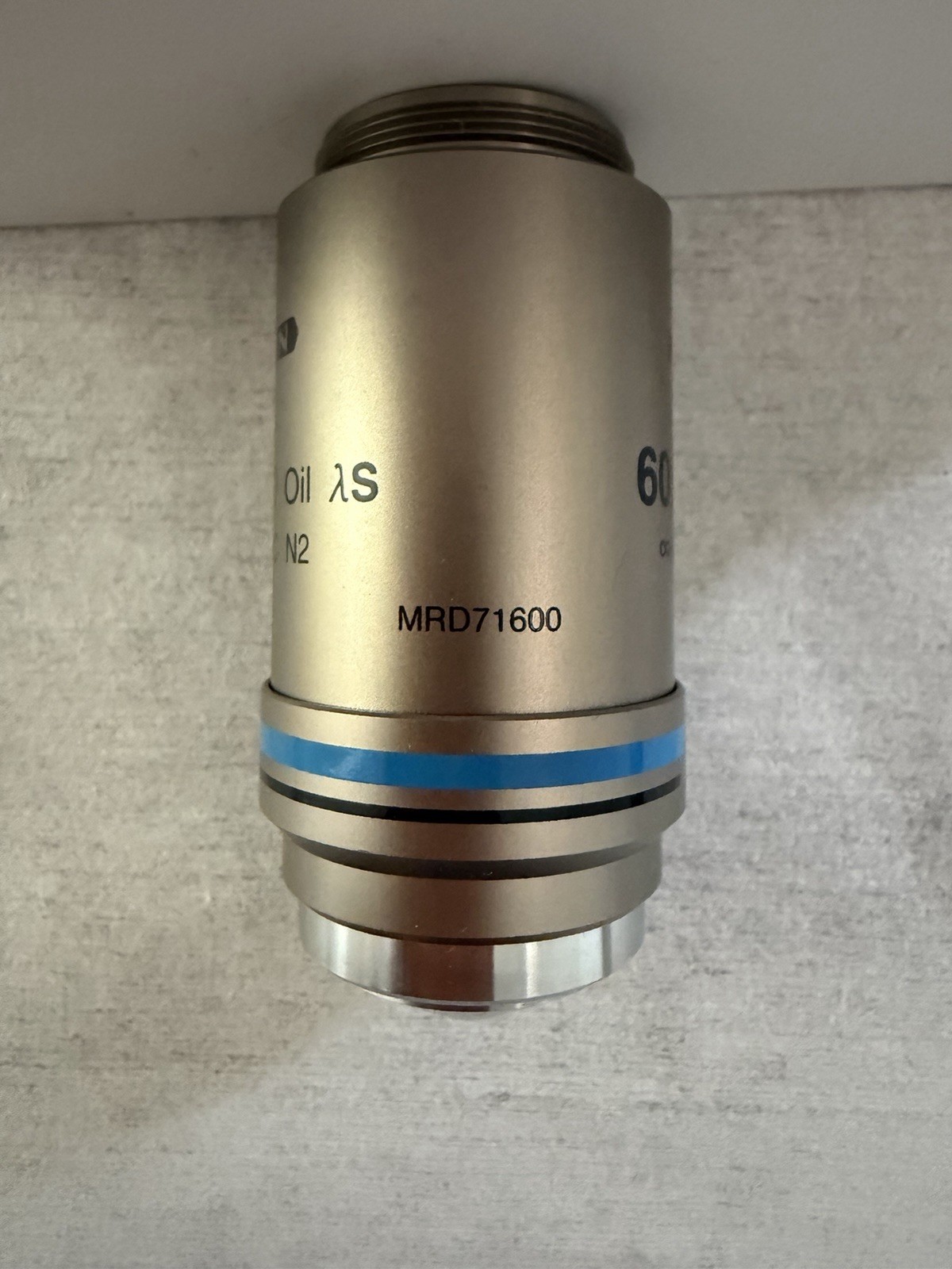 Nikon N 60x 1.40 Oil Apo Lambda S DIC N2 Eclipse Microscope Objective MRD71600