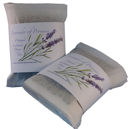 Lavender of Provence organic French Lavender dryer toss package of 3 reusable