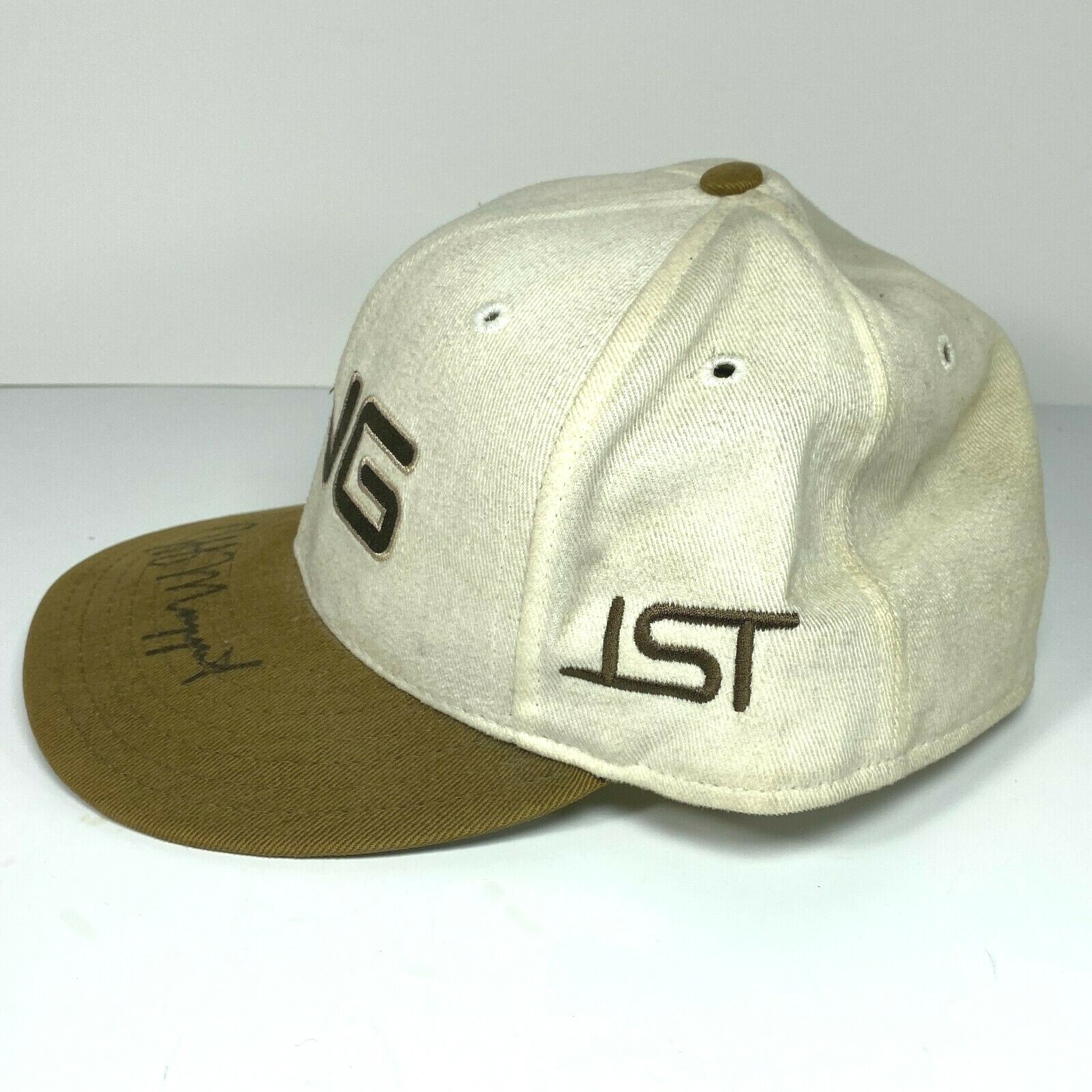 PING 59Fifty Cushin ISI Golf Cap SIGNED BY JEFF MAGGERT Fitted Hat Size 7 1/8