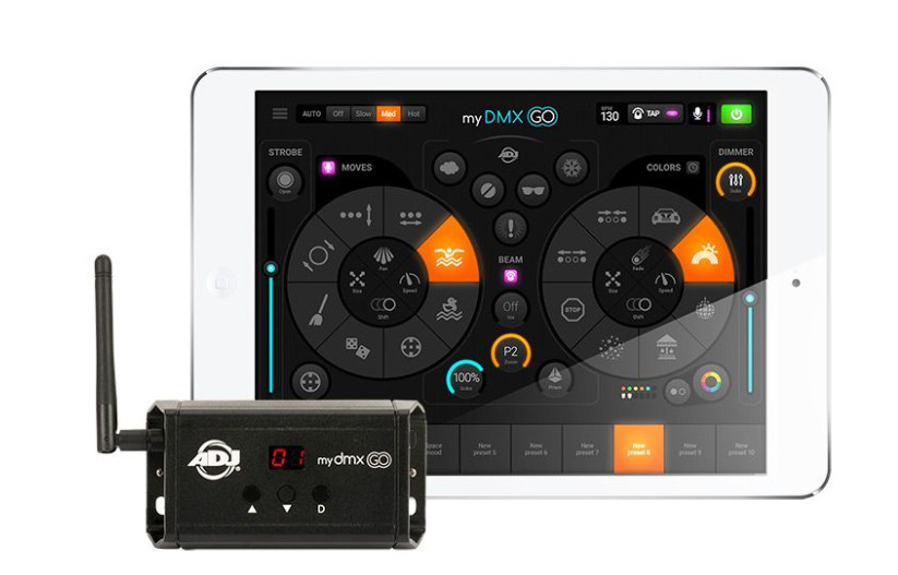 ADJ myDMX Go - DMX Lighting Control System with Wi-Fi/USB Interface