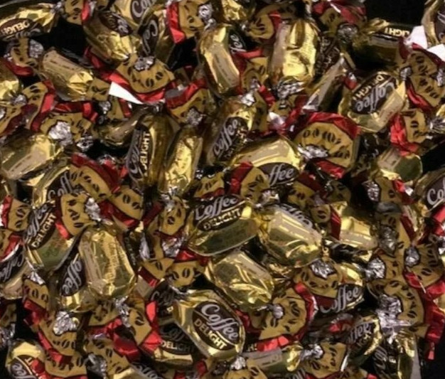 COLOMBINA Coffee Delight Hard Candy- Made with 100% Coffee-BULK CANDY- 1/2 POUND