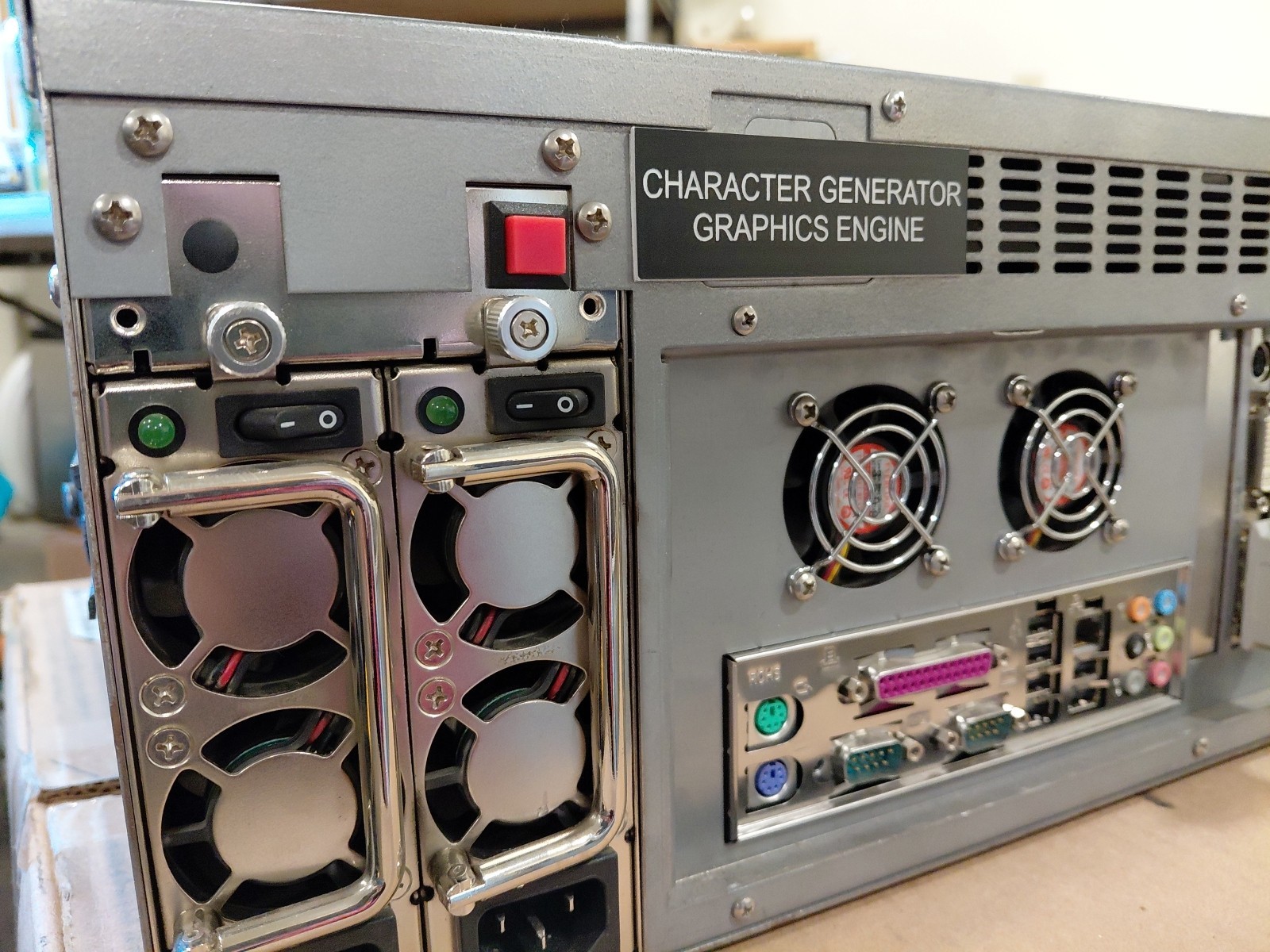 Chyron Duet LEX 3 CG Graphics Character Generator As Is