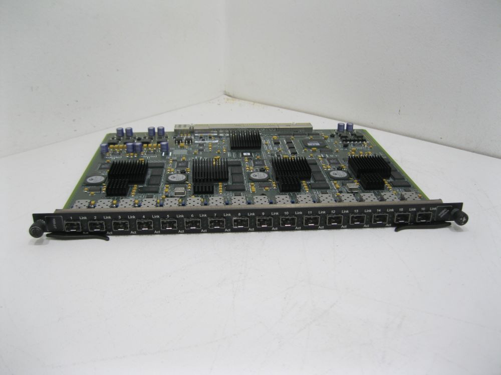 Foundry J-F16GX 16 port SFP Card 1000BaseSX or 1000BaseLX fiber Ports Fastiron