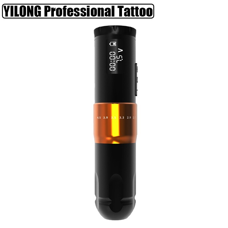 Professional Adjustable Stroke Coreless Motor Tattoo Gun Pen Machine 1300mAh