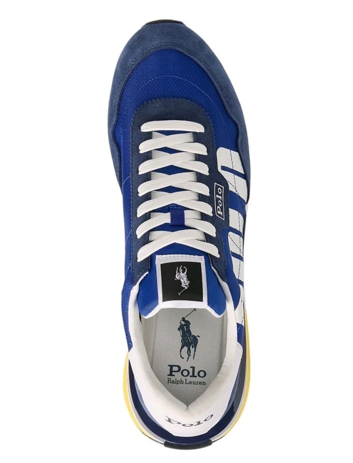 Polo Ralph Lauren Men's Train 89 Logo Color blocked Lace-Up Sneakers Multi Size