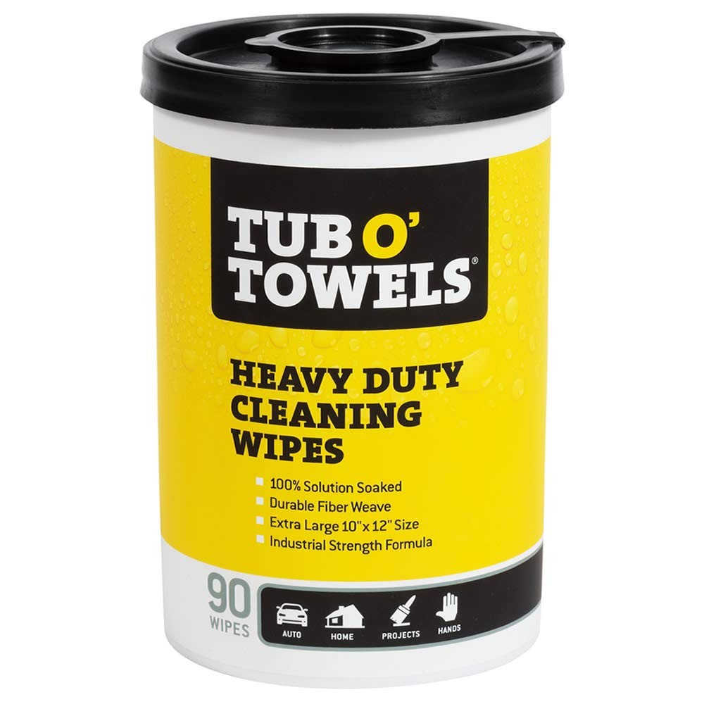 Tub O Towels TW90 Heavy-Duty 10" x 12" Size 90 Count (Pack of 1)