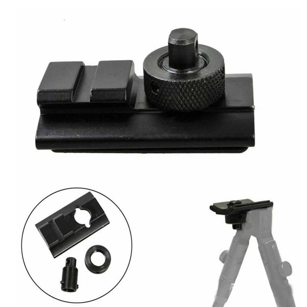 Tactical Aluminum Sling Swivel Stud to Picatinny Rail Mount Adapter Hunting