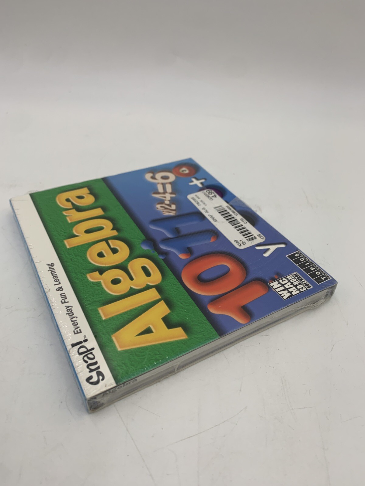 SEALED Snap Algebra Ages 11-15 Dual Platform Mac PC CD ROM Mathamatics 2003 #O