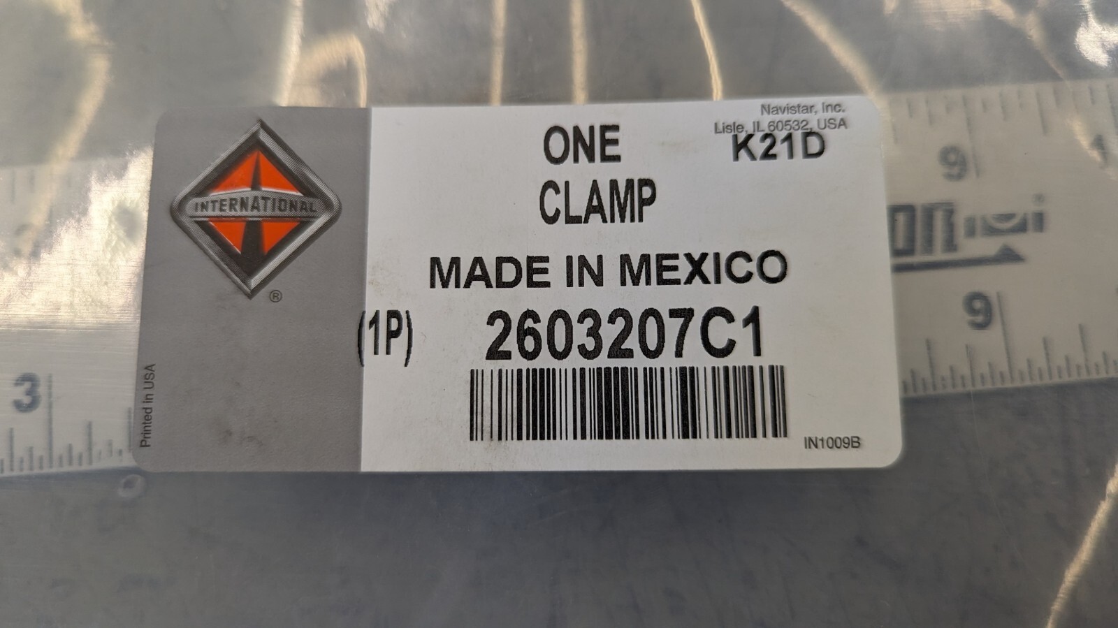 2603207C1 International Exhaust Band Clamp R.G. RAY 2621-178 T-Bolt