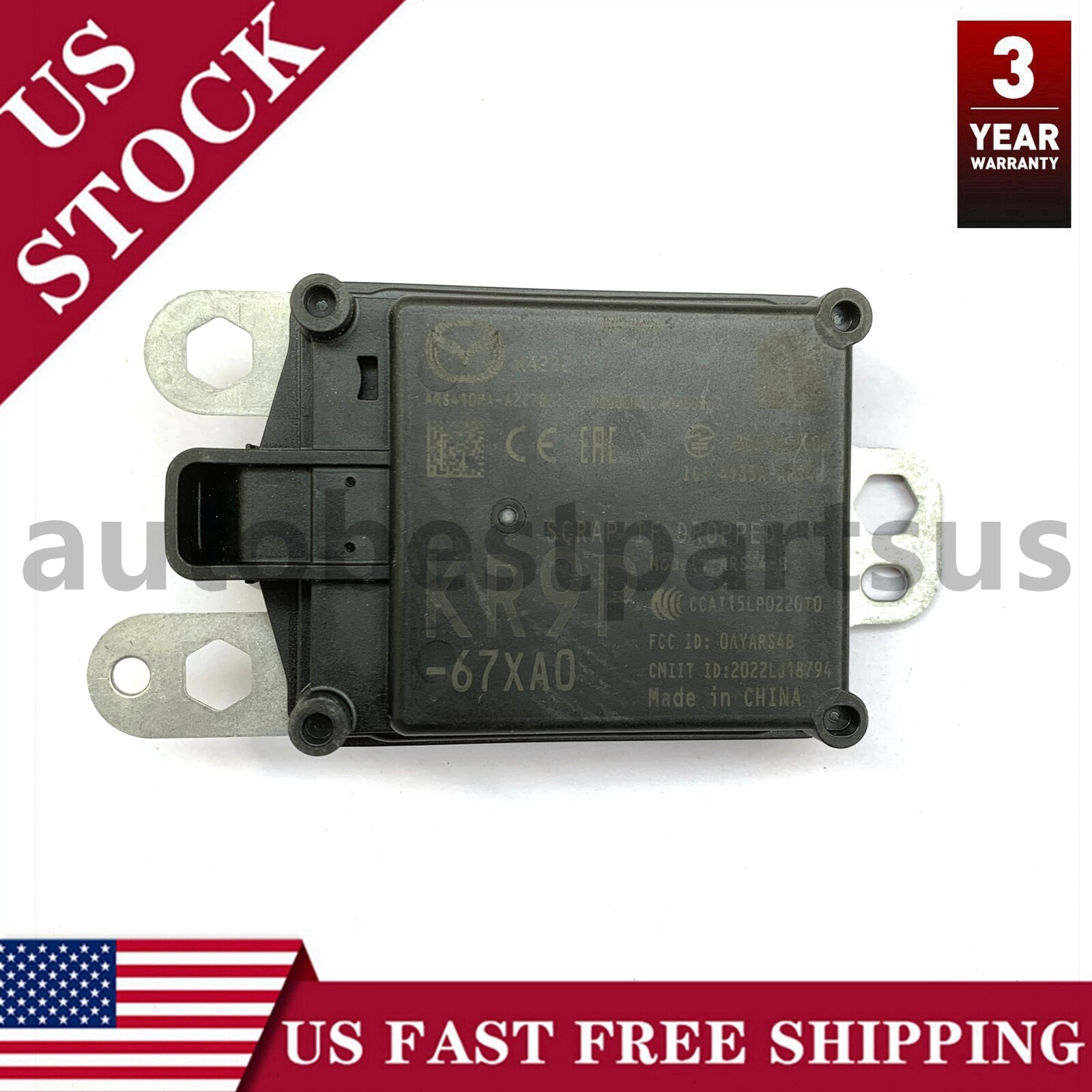 2024 2025 Mazda 3 CX-90 MX-5 Miata Front Cruise Control Radar Unit KR9P-67XA0