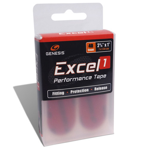 (3 Pack) Genesis Bowling Excel #1 Red Skin Protection Tape Pkg 40 - Free Ship