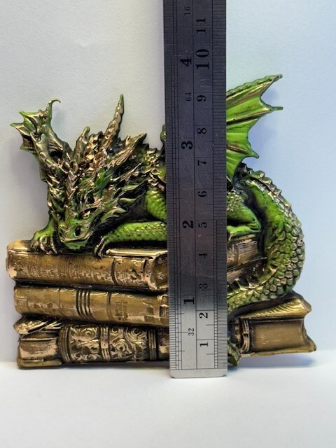 Neil Eyre Designs NEW 2025 Dragon Dungeon Dragons Books Book Gold Leaf magnet