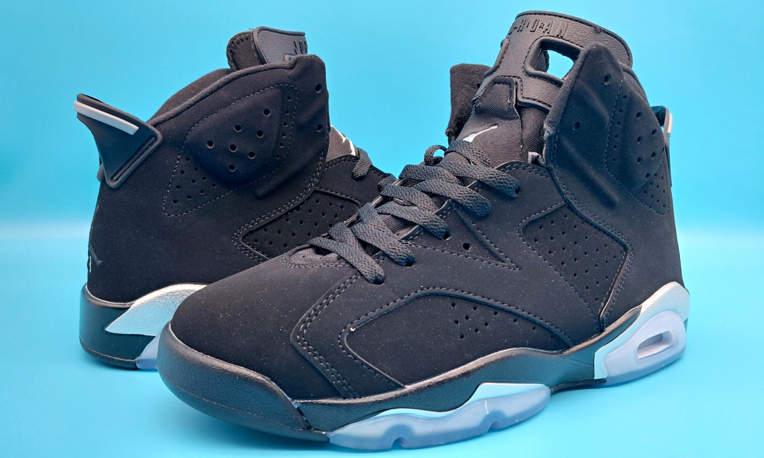 Jordan Air Jordan 6 Men's High Top Black Basketball Lace-Up Sneakers Size10