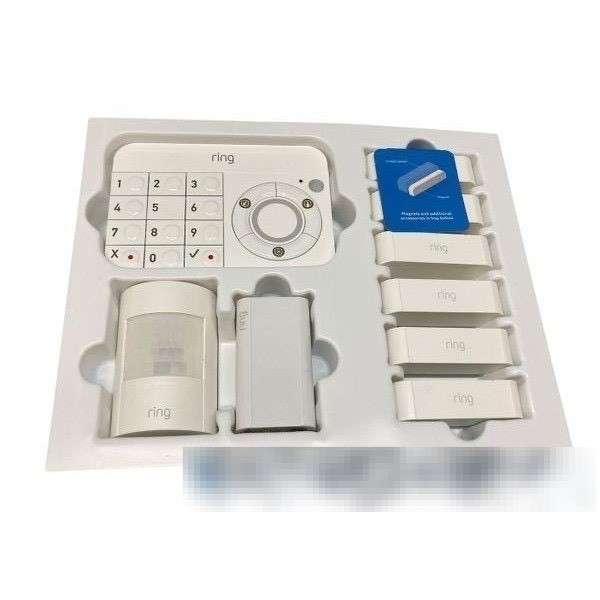 Ring Alarm 8-Piece Security Kit 2nd Generation – Full Home Security System White