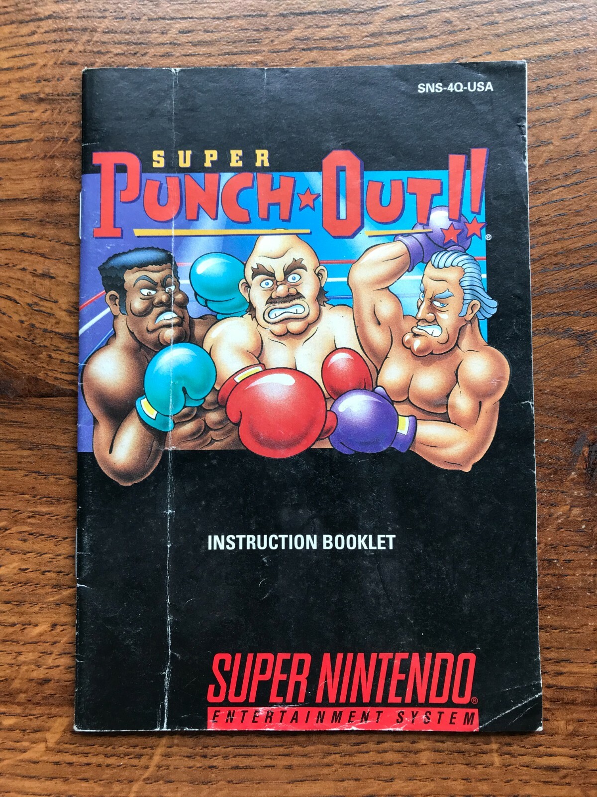Super Punch Out PunchOut Mike Tyson SNES Super Nintendo Instruction Manual Only