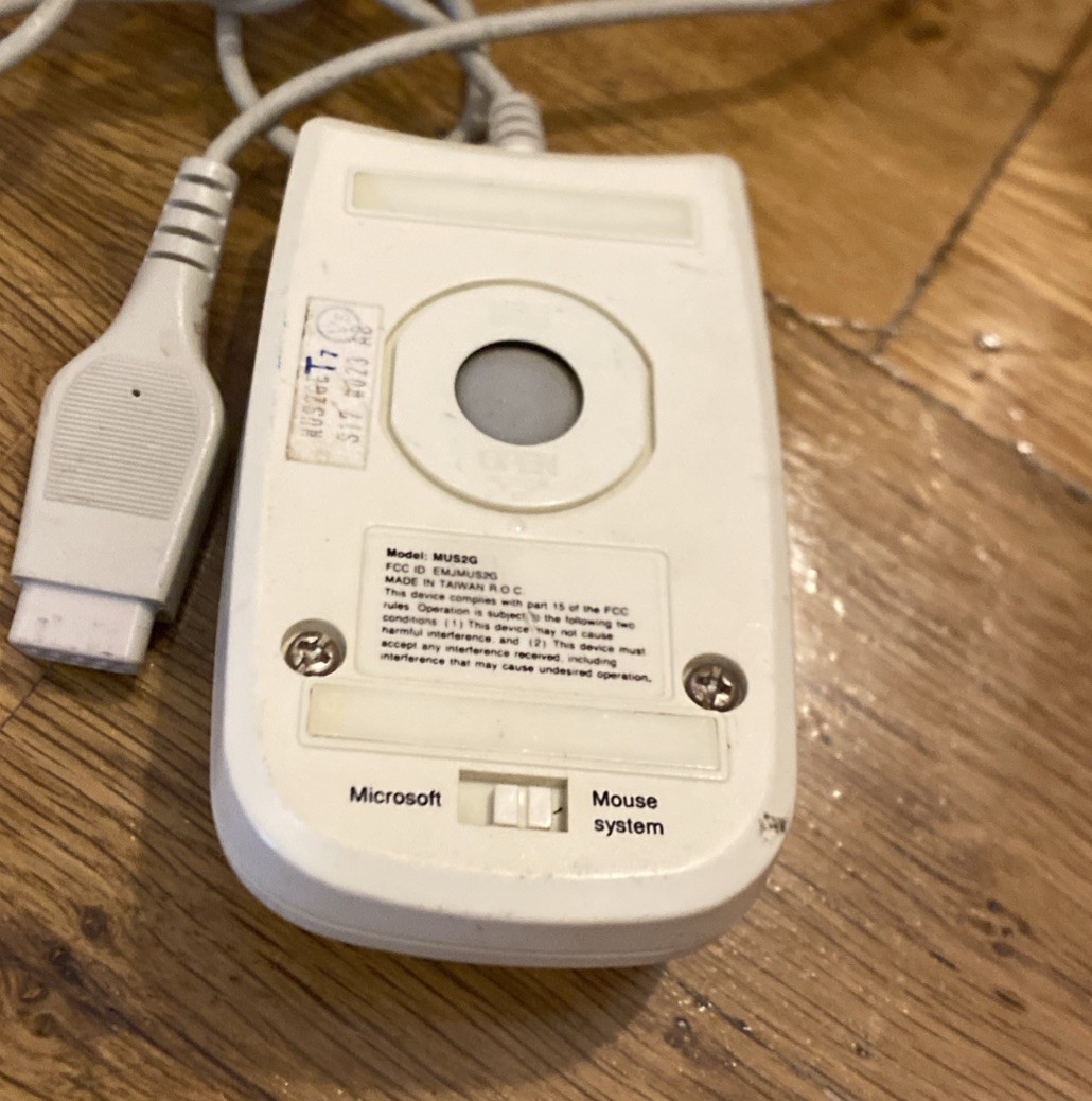 Mouse Systems 3 Button DE-9 Wheel