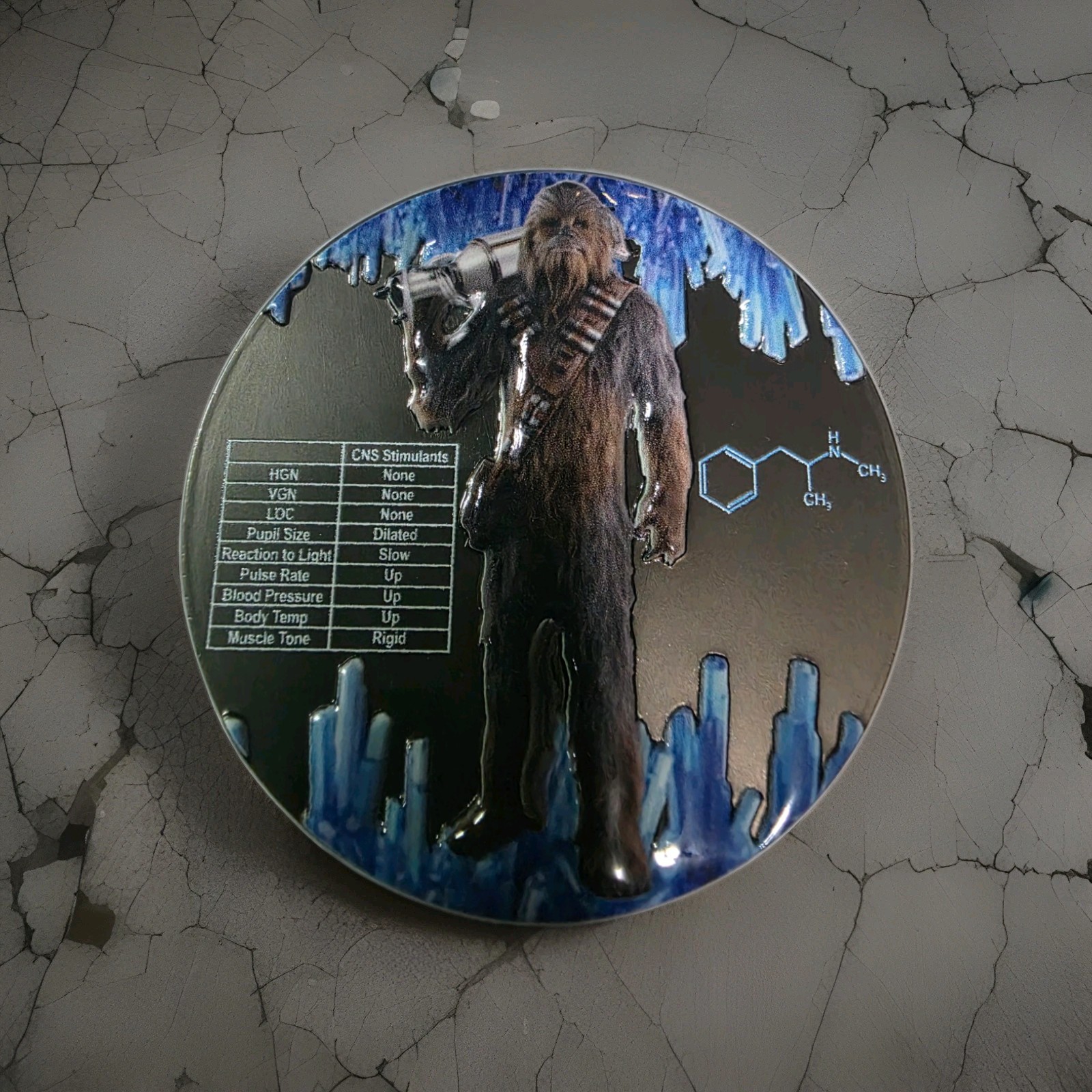Kansas City, Kansas Traffic Unit DRE (Stimulants) Challenge Coin