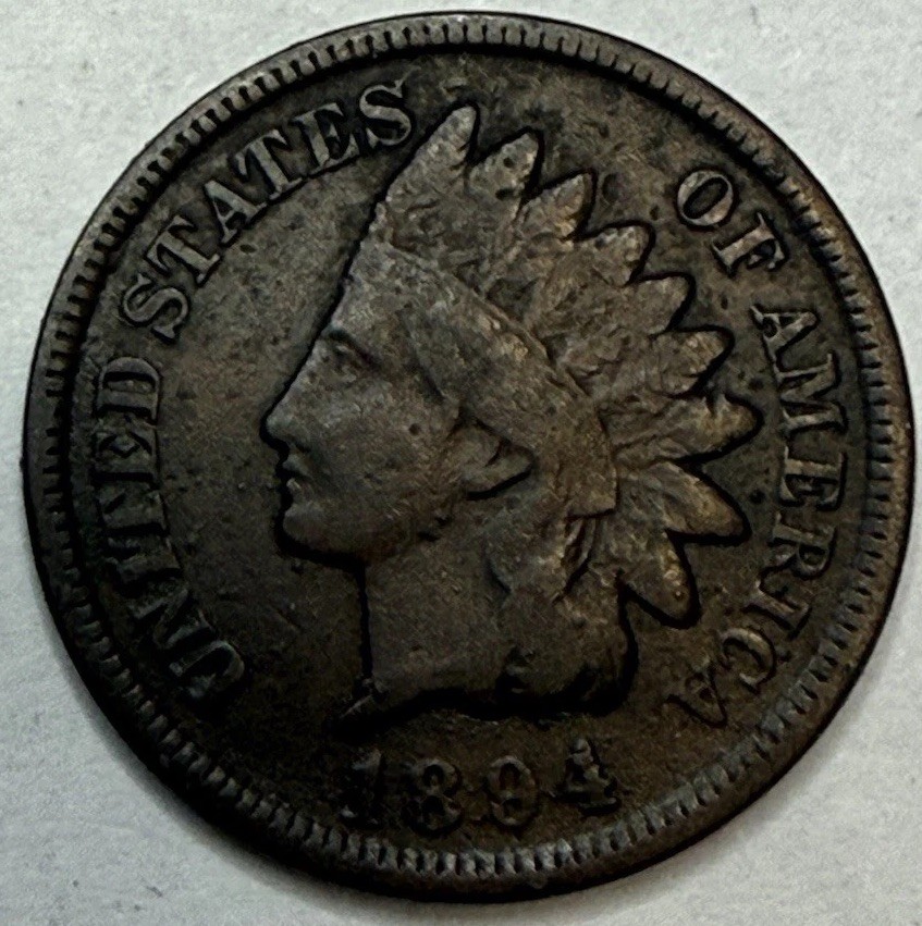 1894 - Indian Head Cent - Exact Coin Imaged #IND463