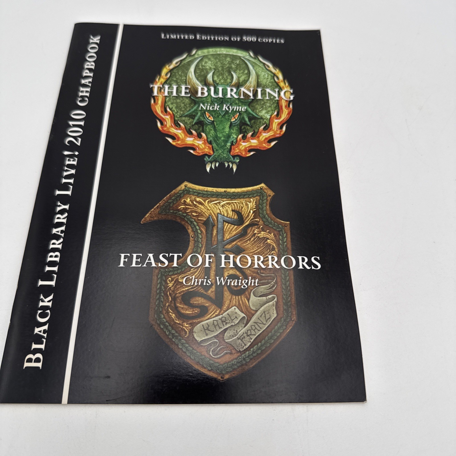Black Library Live! 2010 Chapbook The Burning N Kyme Feast of Horrors C Wraight