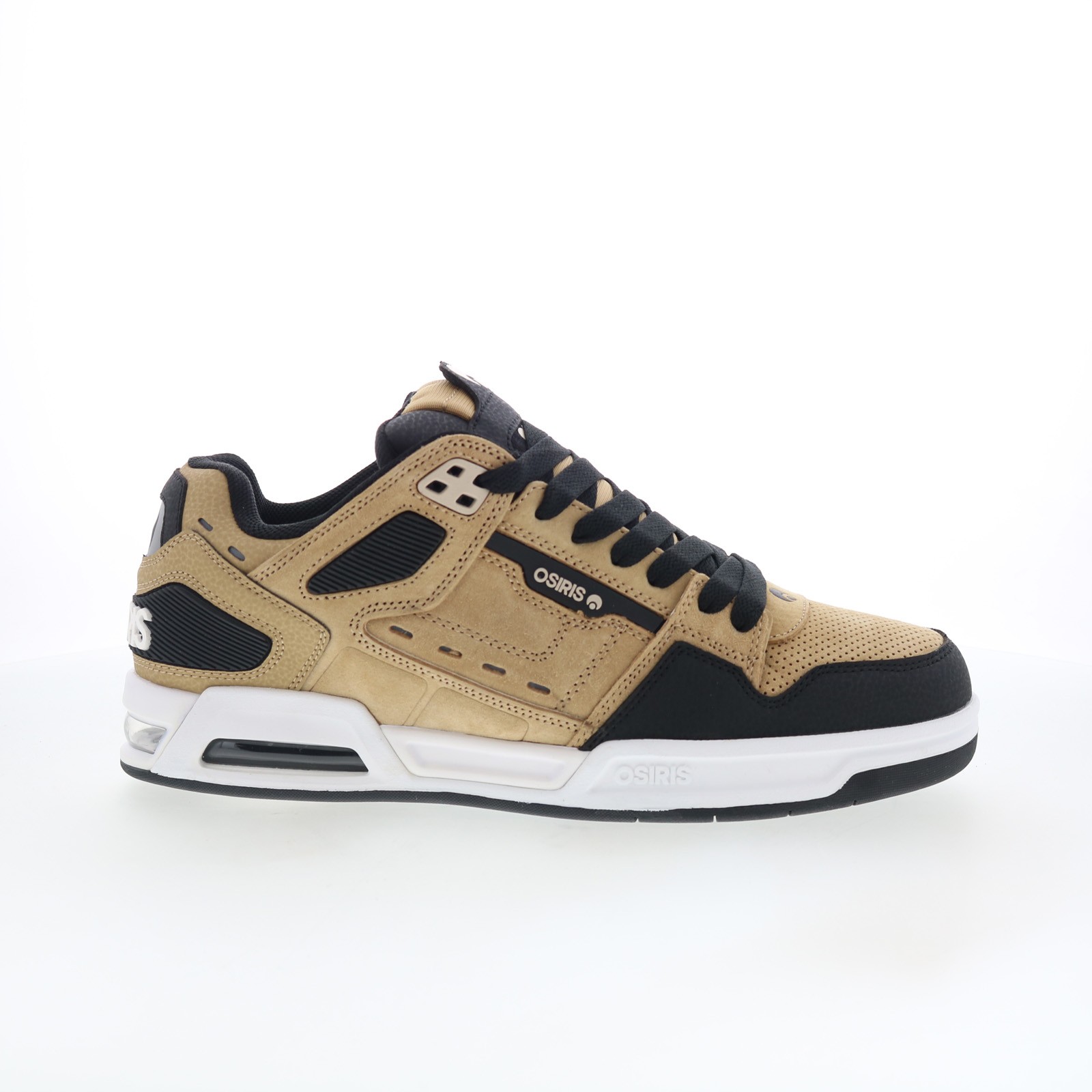 Osiris Peril 1308 1238 Mens Brown Leather Skate Inspired Sneakers Shoes