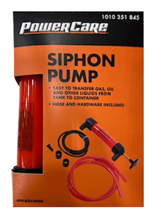 NEW Powercare Universal Siphon Pump Kit 1010 351 845 Free US Shipping