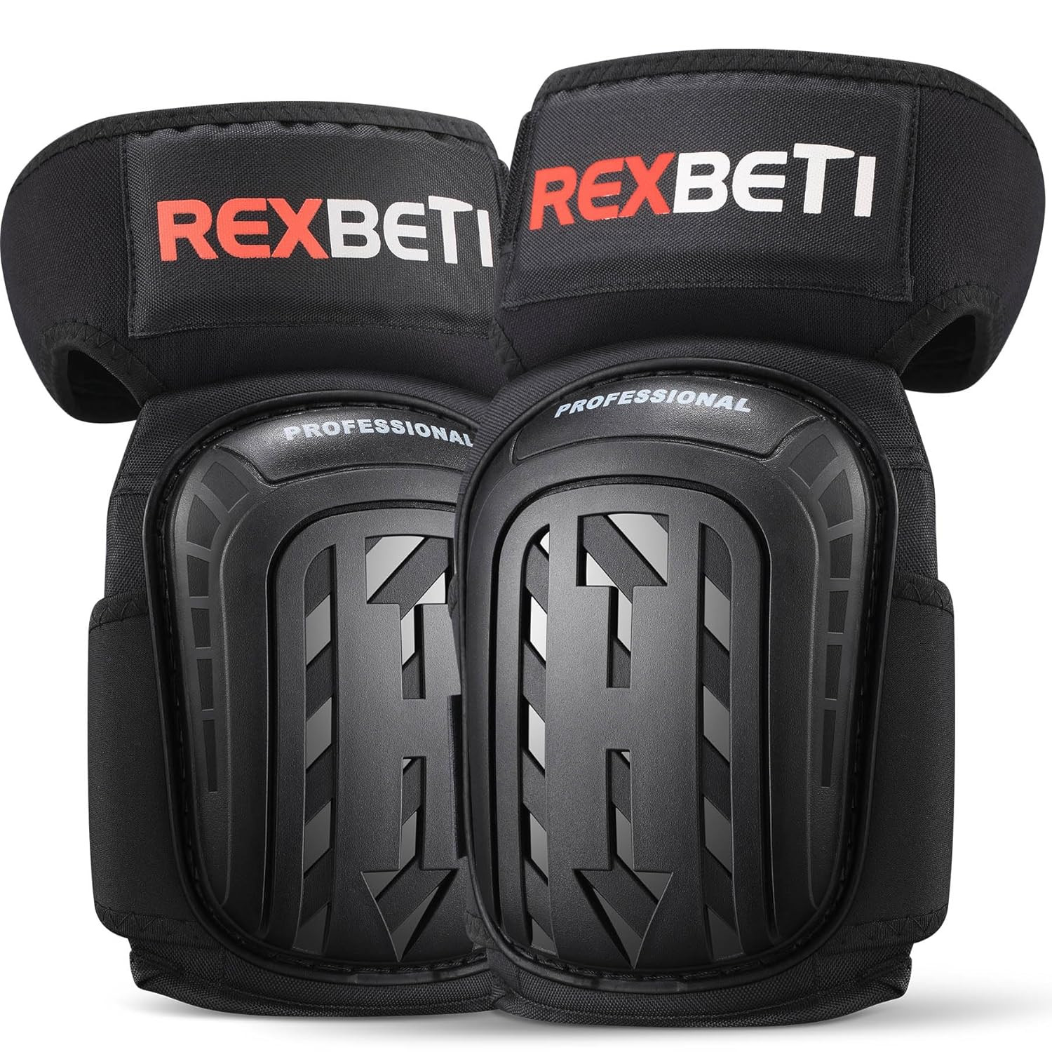REXBETI Knee Pads for Work, Construction Knee Pads for Men, Heavy Duty Comfortab