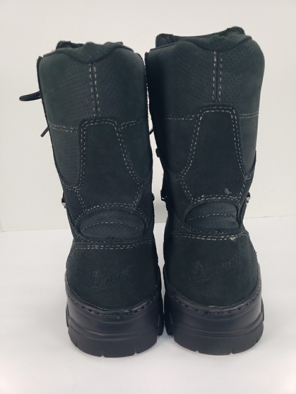 DANNER WILDLAND TACTICAL FIREFIGHTER BLACK LEATHER BOOTS 18050 MEN 11.5 EE MINT