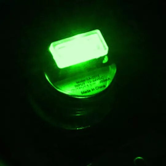 Green 1x Mini USB Car Atmosphere Lights LED Cigarette Lighter Decorative Lights