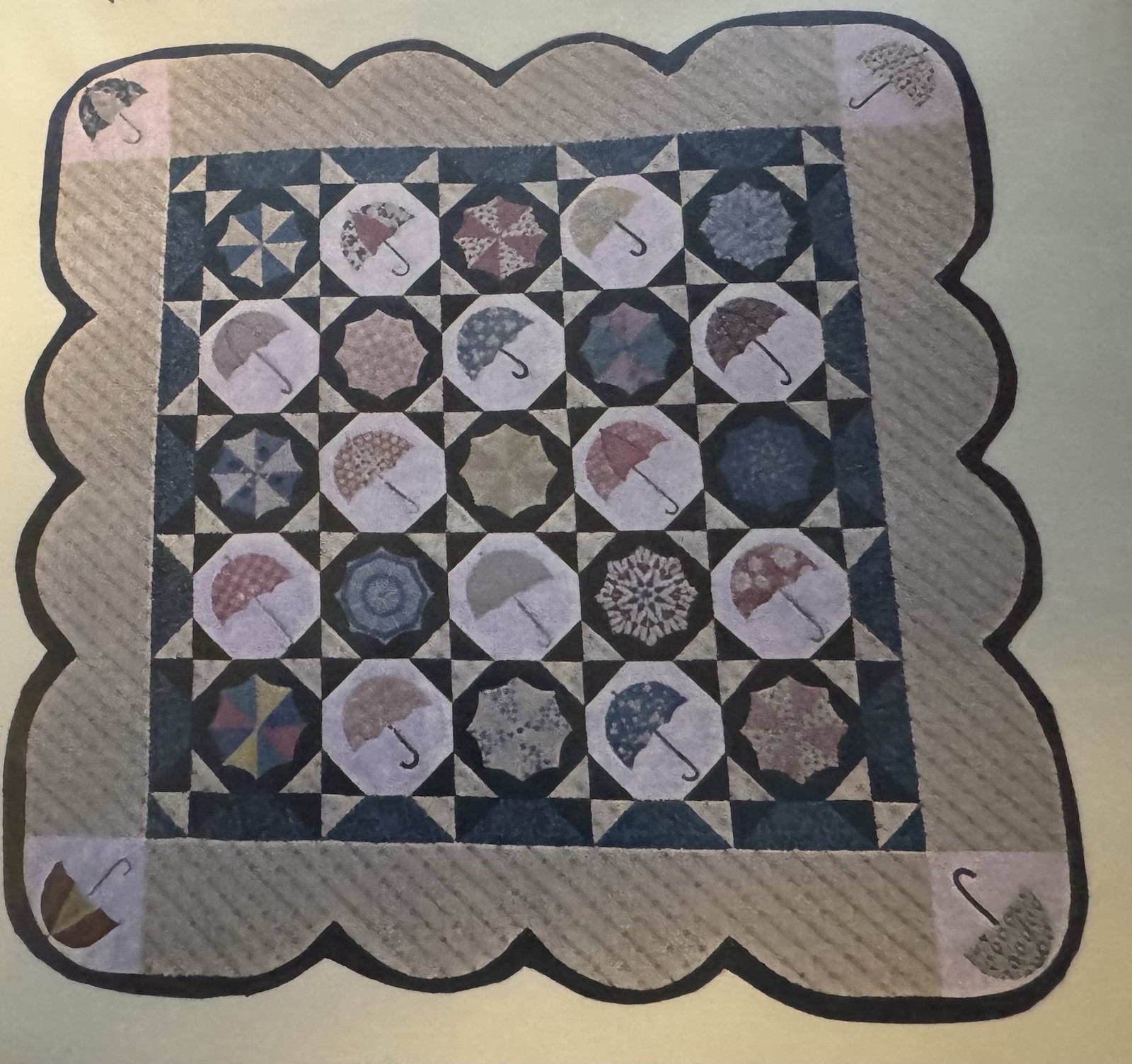 Huckleberry Quilts pattern N. W. Spring Wallhanging two sizes uncut