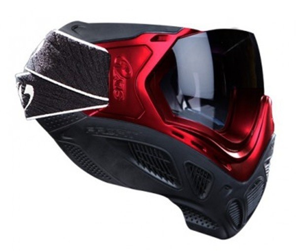 SLY Profit Paintball Full Face Mask, Red & Black Used Tinted Lens