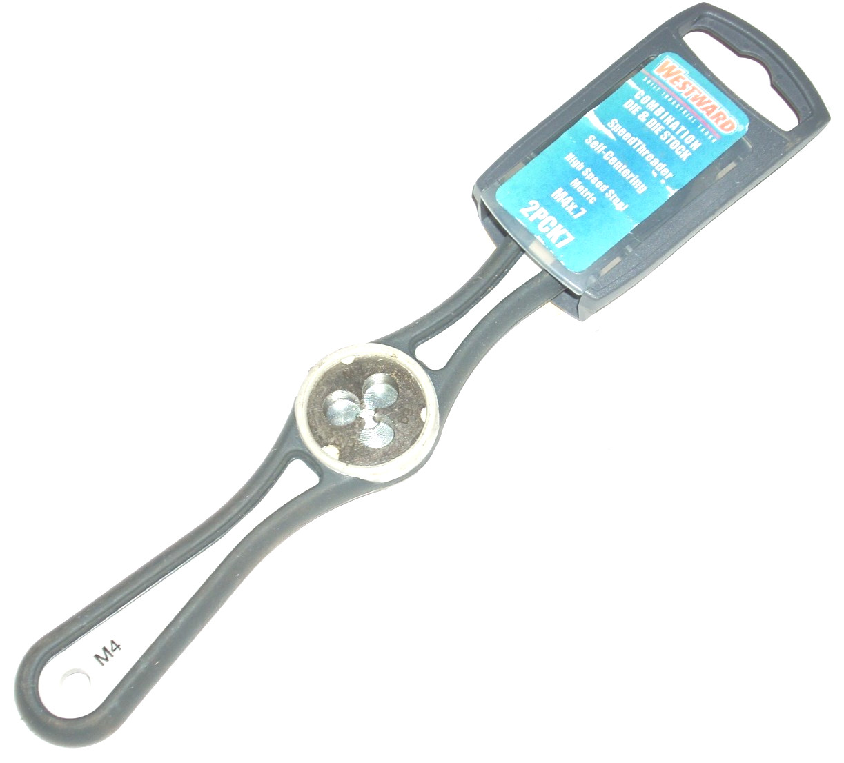Westward M4x.7 HS Die & Die Stock Speed Threader Self-Centering Metric - 2PCK7