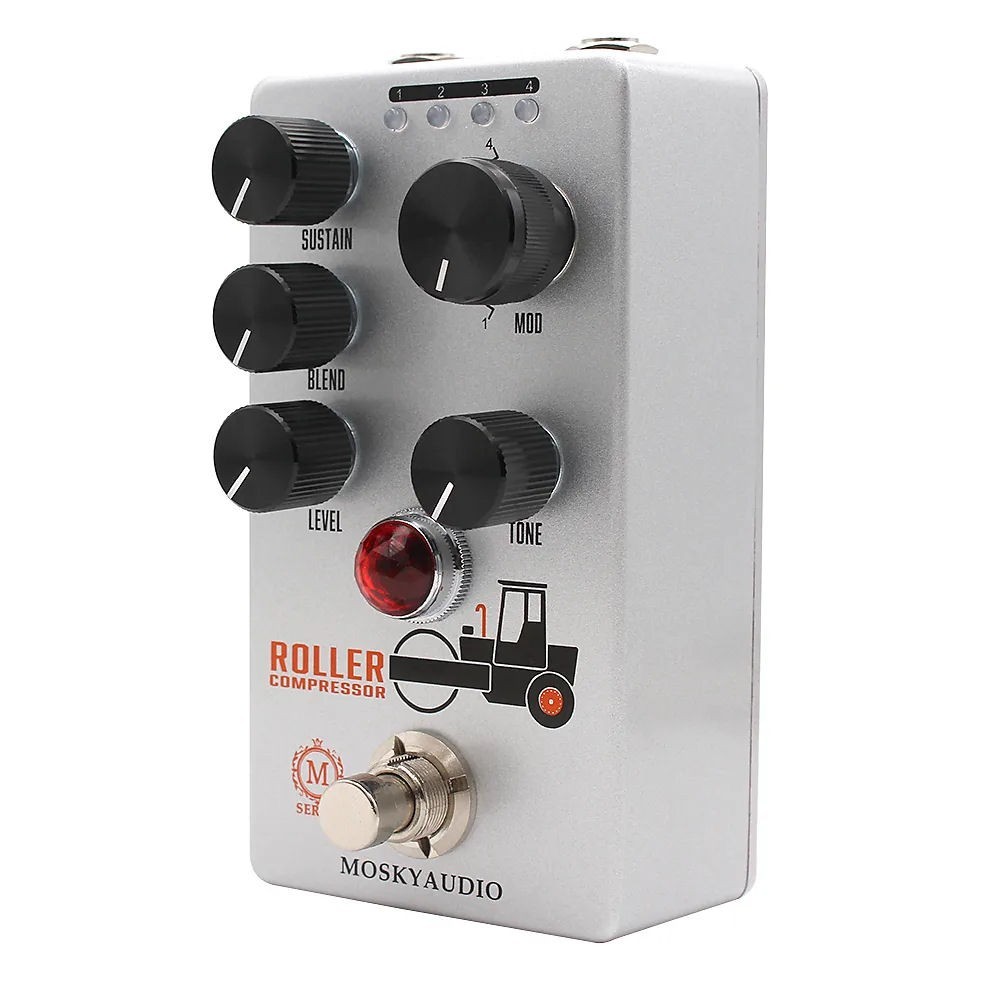 Mosky Audio Roller Compressor with 4 Mode Select Guitar FX Pedal Fast US Ship