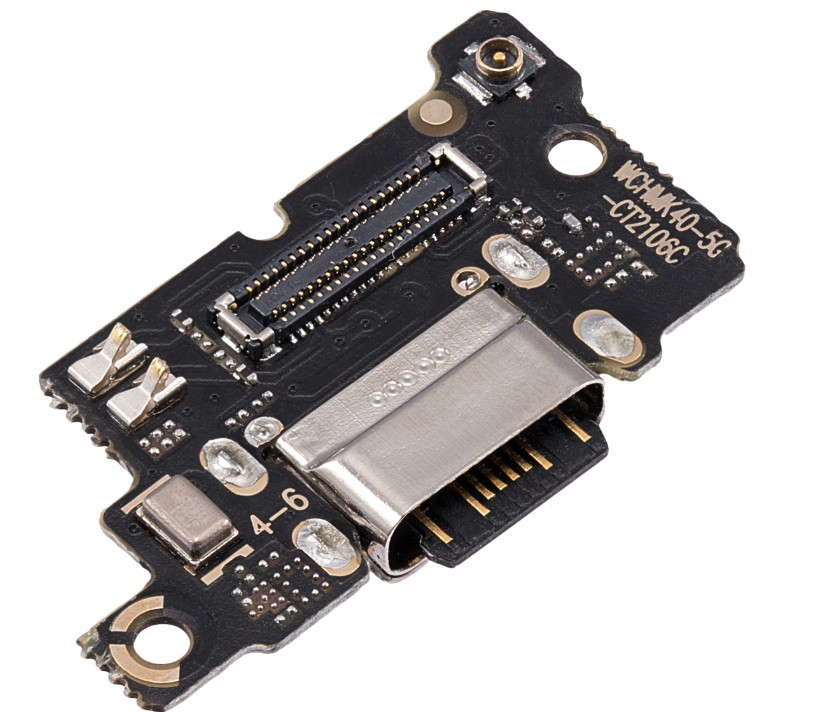 Premium Charging Port with Board Compatible for Xiaomi Poco F3(Aftermarket Plus)