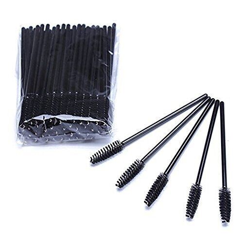 100PCS Disposable Eyelash Brushes Mascara Wands Makeup Brush Spoolies Applicator