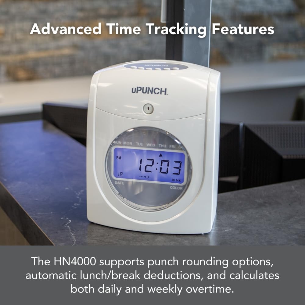 Employee Time Clock System HN4500 with 200 Cards