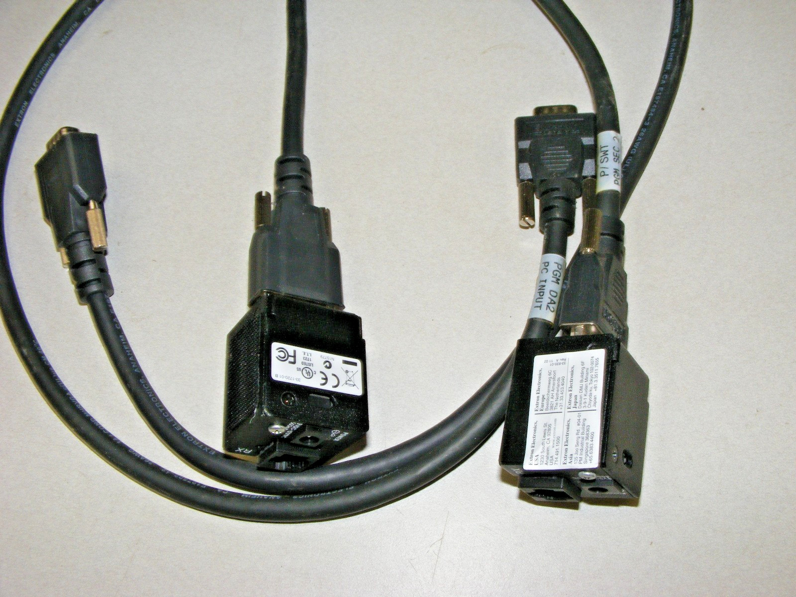 (2) Extron VTR001 Receiver