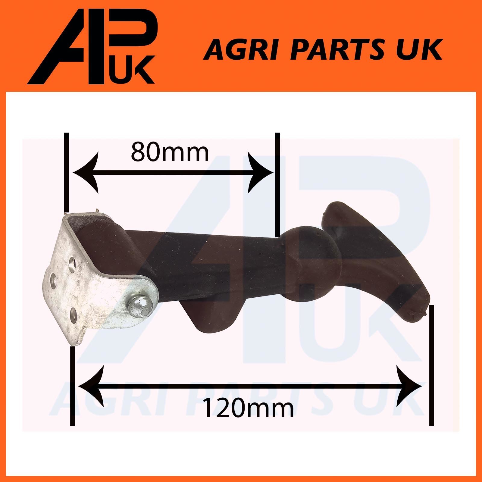 6x Rubber Bonnet Boot Fastener Catch Pull Strap Pannel Hook Tractor Lorry Boat