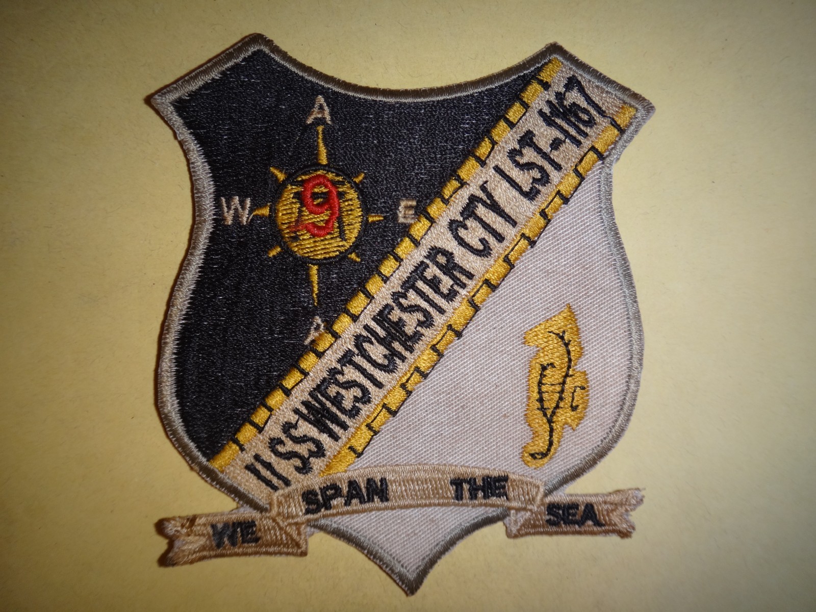 Vietnam War Patch US Navy USS WESTCHESTER CTY LST-1167 We Span The Sea