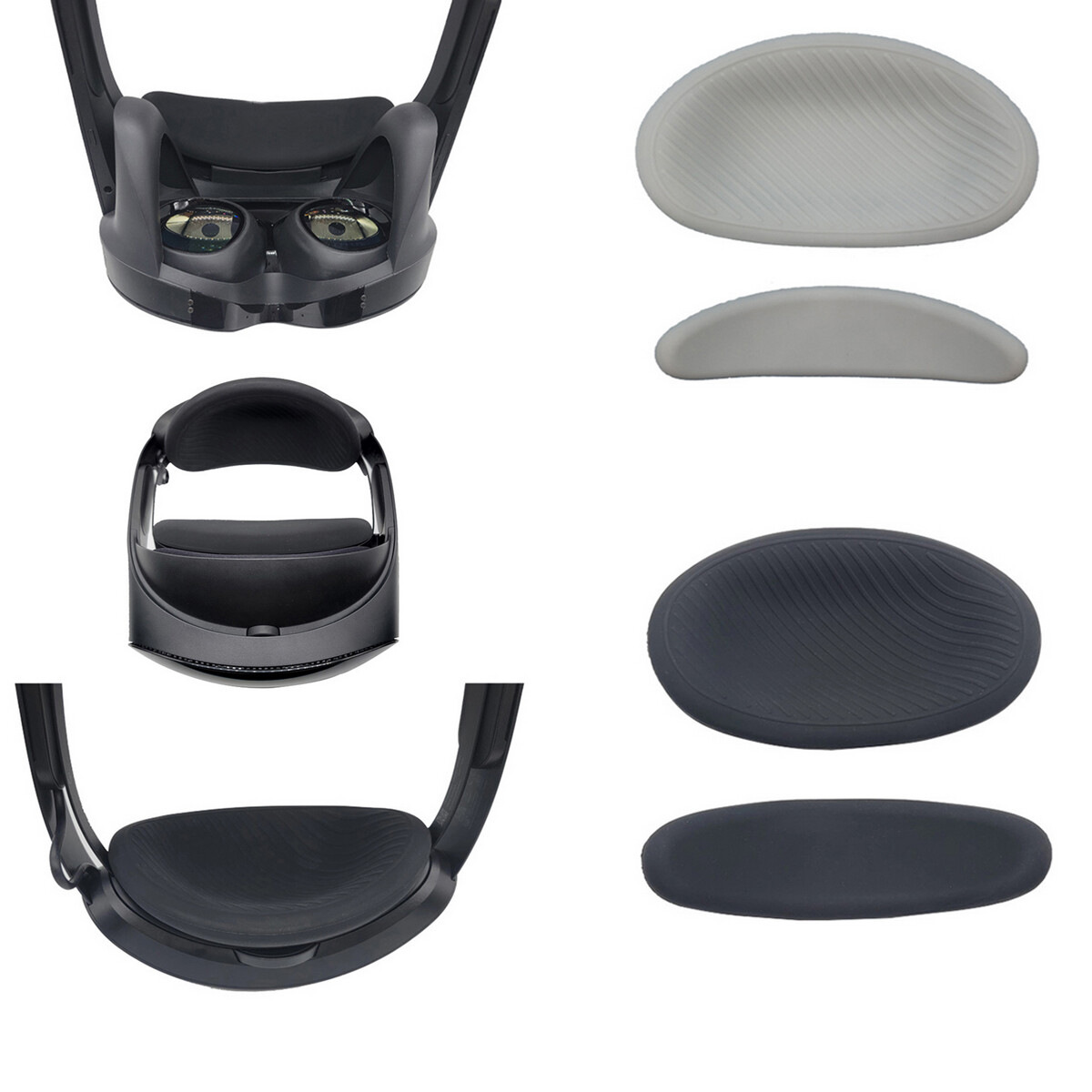 For Quest Pro VR Head Cushion Pad Anti-sweat Silicone Protective Cover Accessory