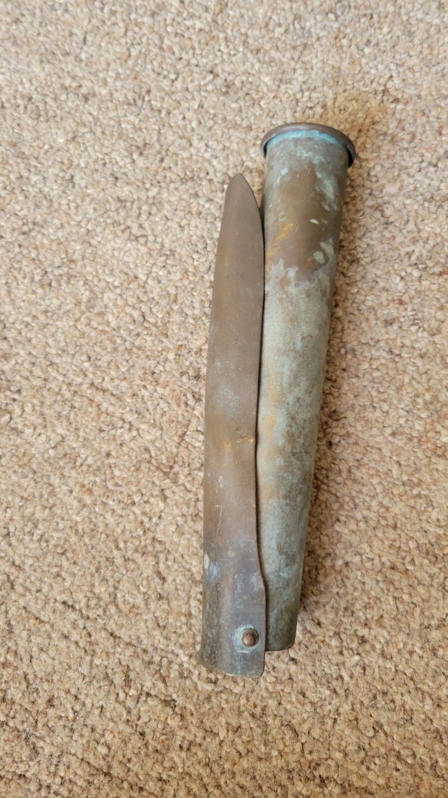 Vintage Fishing Rod Sonner Jr. Brass Holder