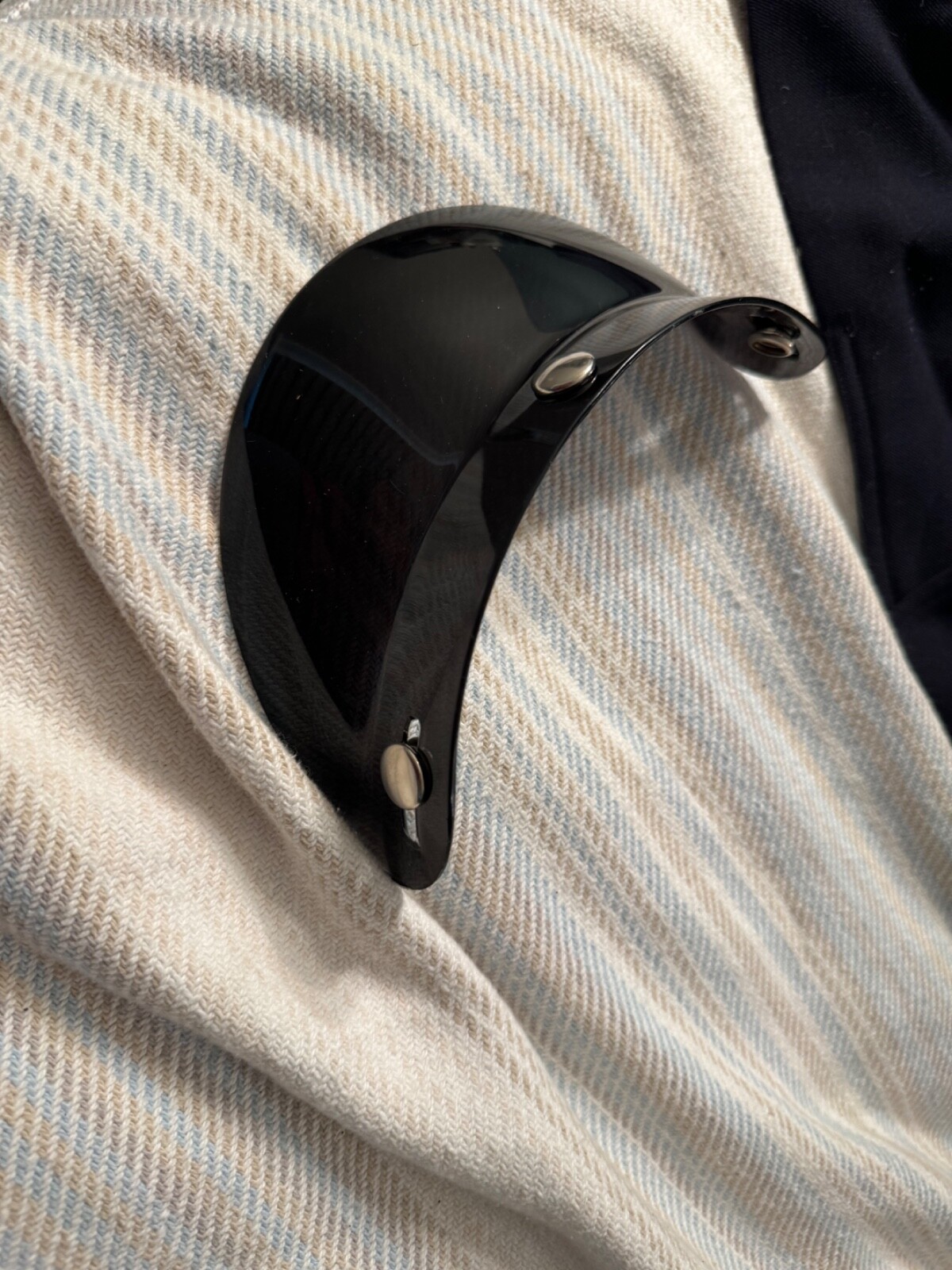 Police Motorcycle visor attachment