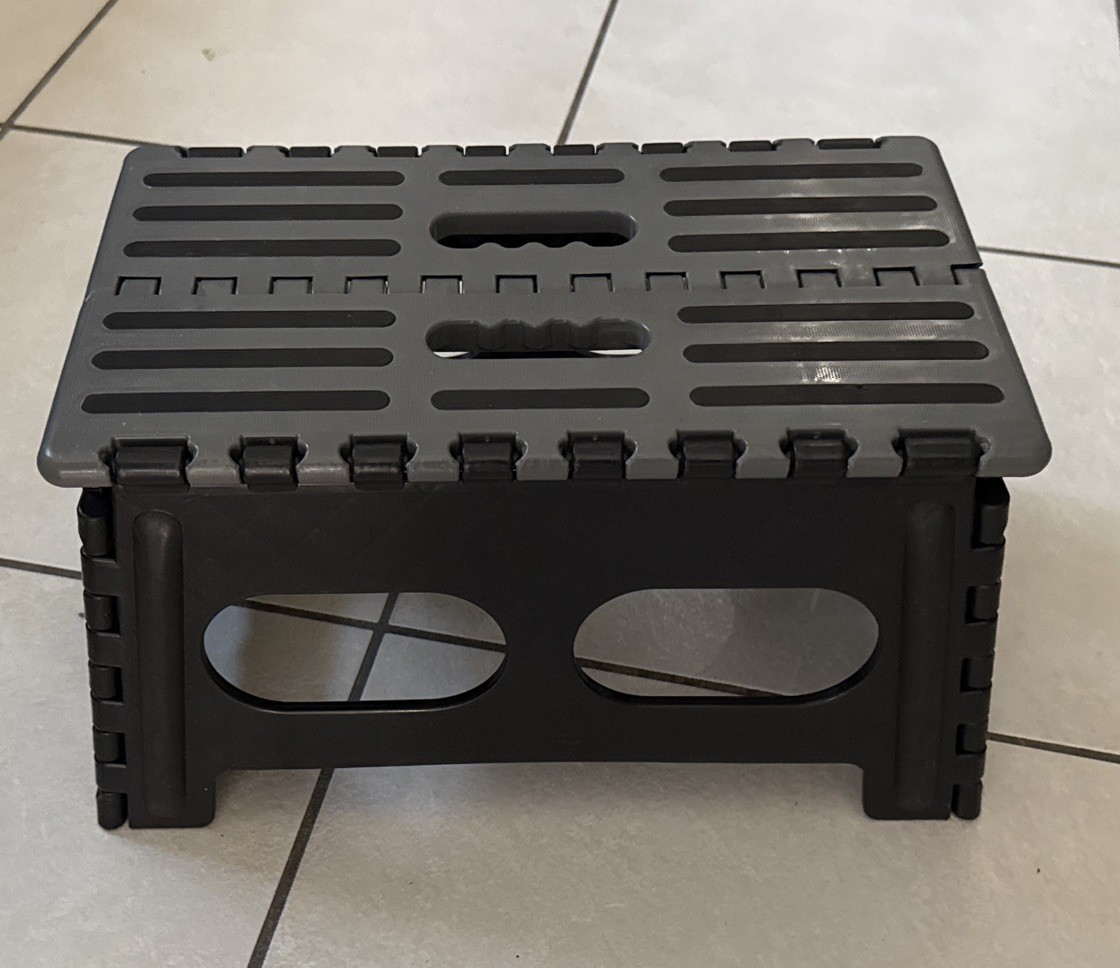 Torelli Extra Wide Folding Step Stool 300lb. Capacity 15 x 8.7 Extra Wide