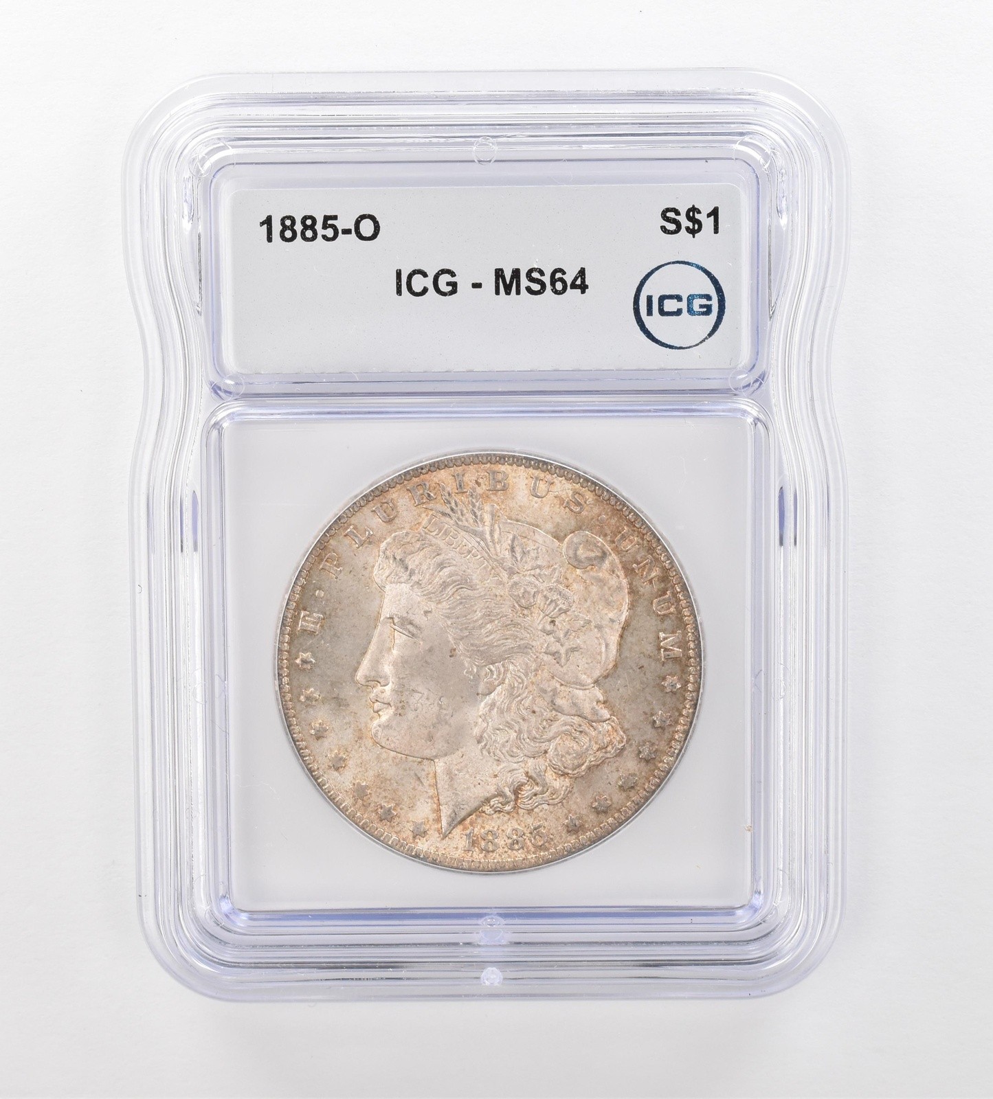 1885-O Morgan Silver Dollar MS64 ICG Beautiful Tone *0980