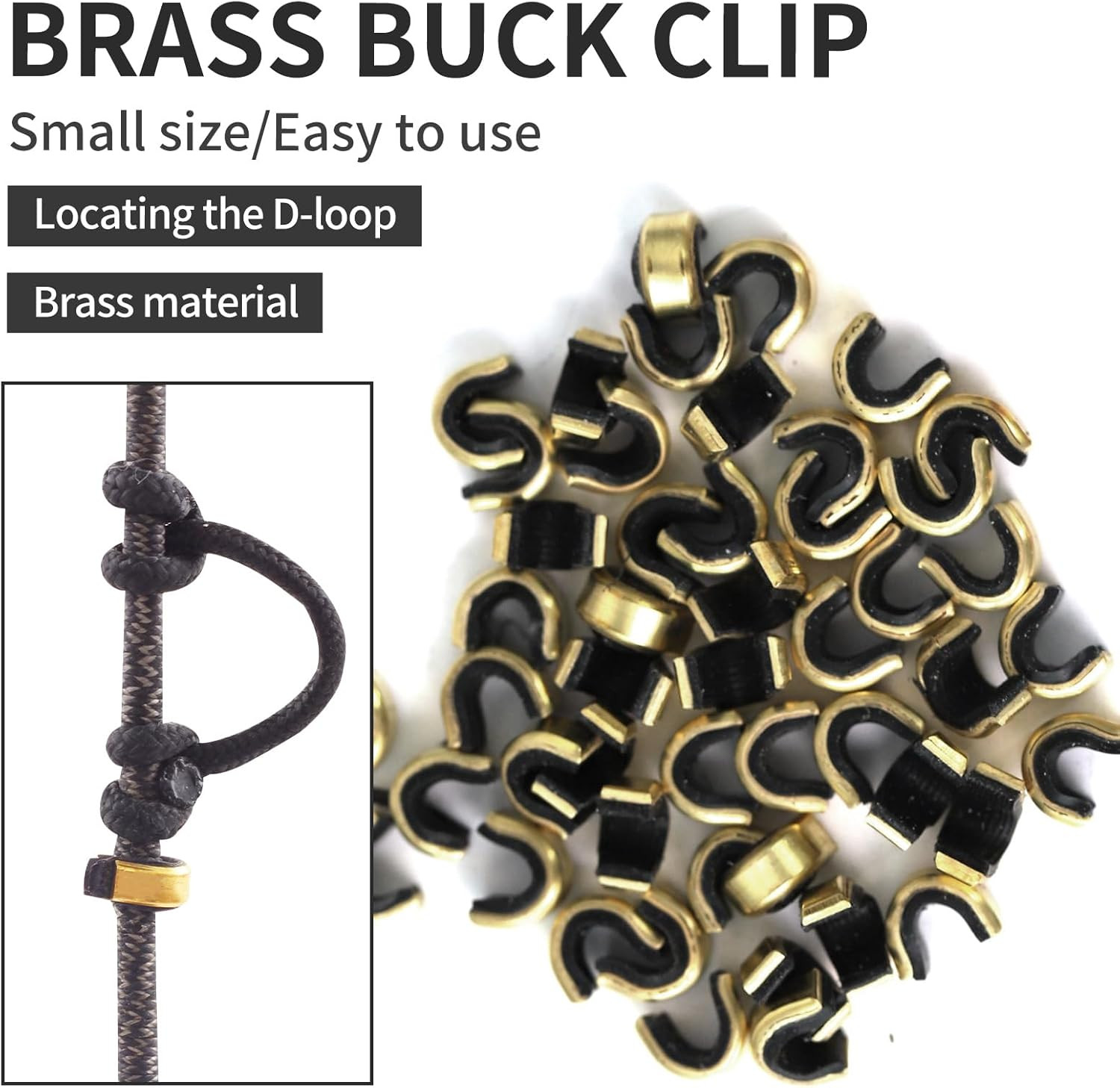 Bow String Nock Points - 40 Packs Arrows Bowstring Nocking Point Set Archery Acc