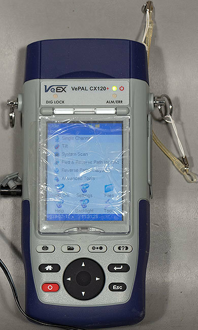 Verification Experts/VeEX VePAL CX120+ CATV Cable Signal Analyzer w/USG FEC+