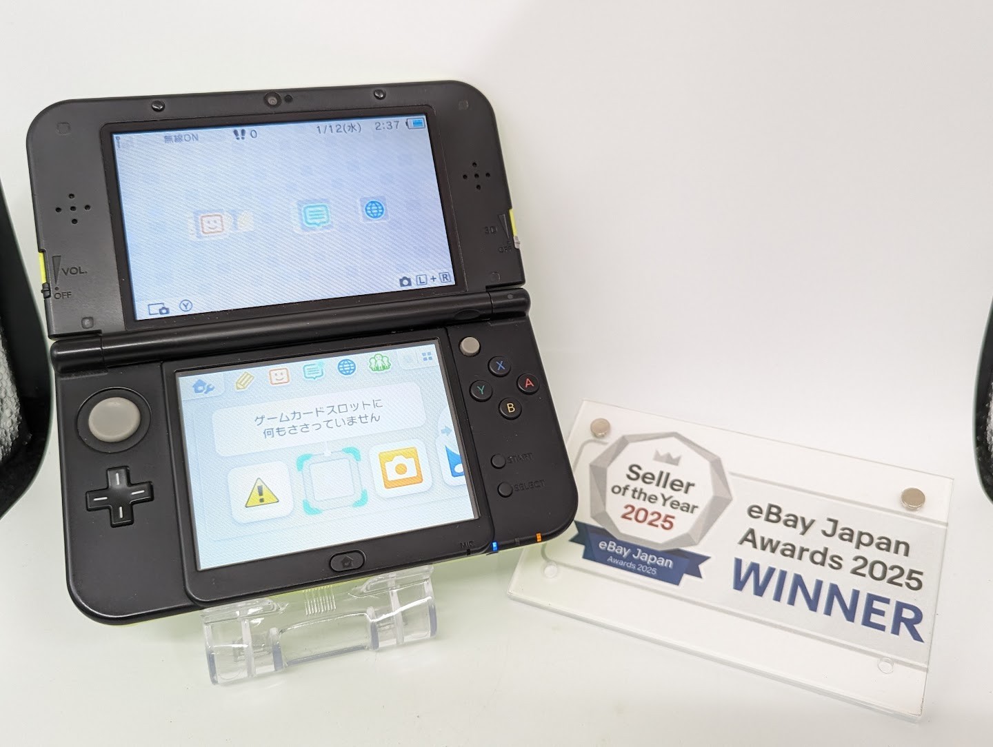 B1508 Nintendo new 3DS LL XL console Lime x Black Japan x