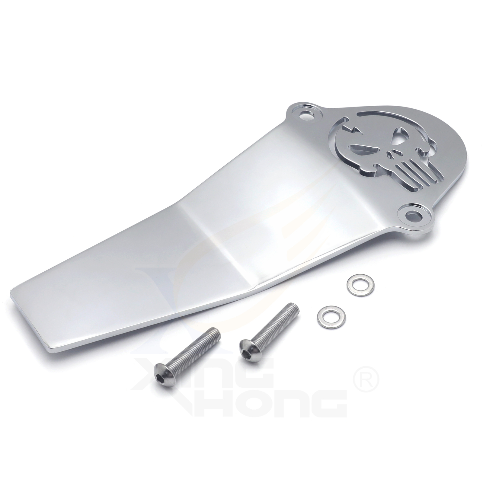 Skull Aluminum Drive Shaft Cover For Yamaha V-Star 650 1100 Classic CNC Chrome