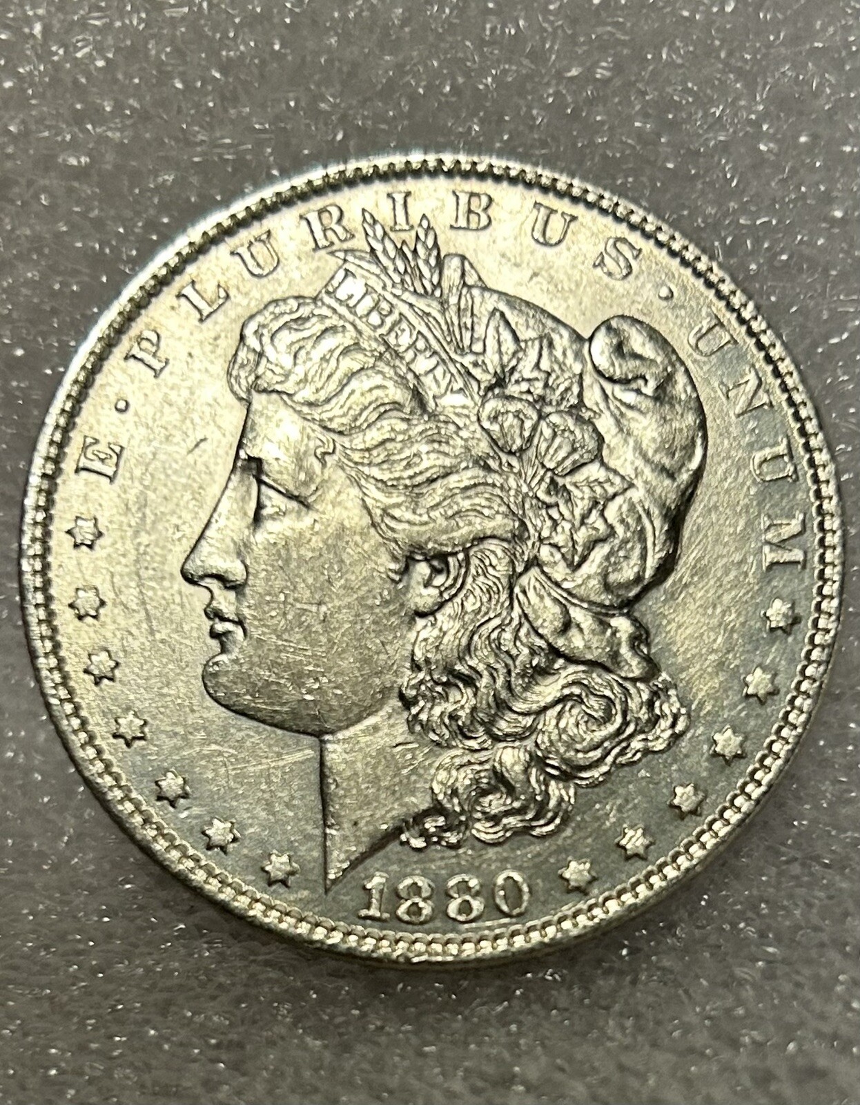 1880 O Morgan Silver Dollar Brilliant Uncirculated $1 BB-R35