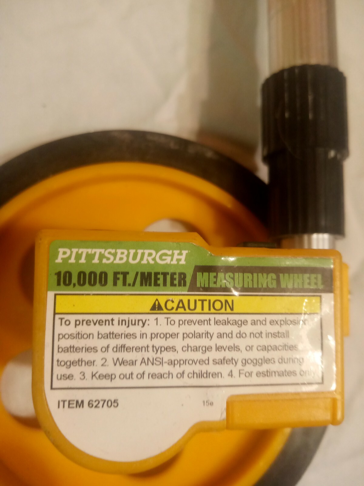 Pittsburgh 10,000 Ft./Meter Measuring Wheel